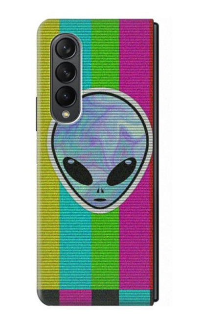 S3437 Extraterrestre Aucun signal Etui Coque Housse pour Samsung Galaxy Z Fold 3 5G