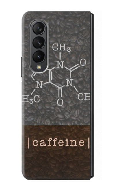 S3475 La caféine moléculaire Etui Coque Housse pour Samsung Galaxy Z Fold 3 5G