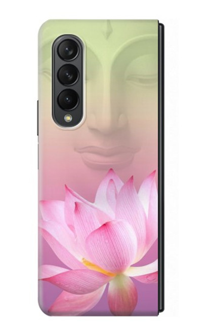 S3511 Fleur de lotus Bouddhisme Etui Coque Housse pour Samsung Galaxy Z Fold 3 5G
