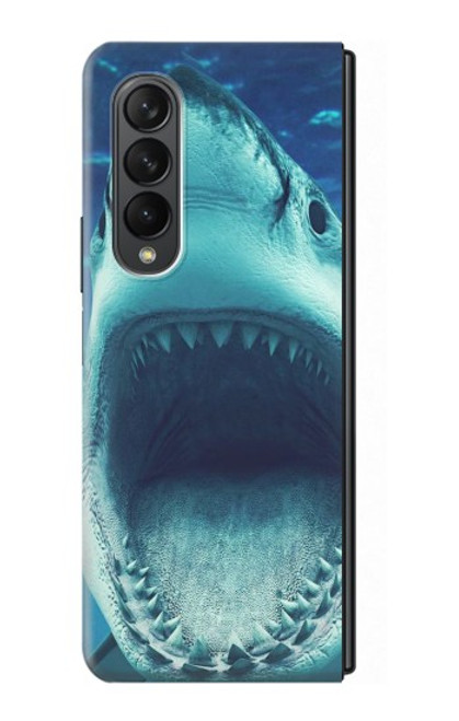 S3548 Requin-tigre Etui Coque Housse pour Samsung Galaxy Z Fold 3 5G