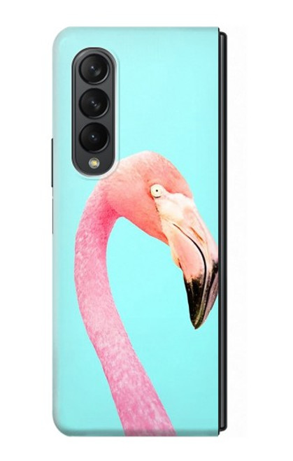 S3708 Flamant rose Etui Coque Housse pour Samsung Galaxy Z Fold 3 5G