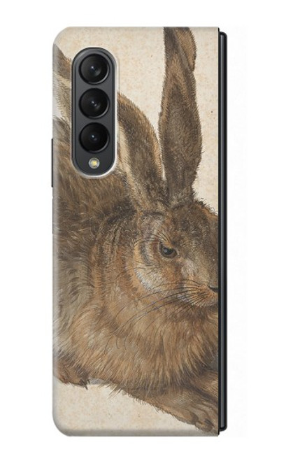 S3781 Albrecht Durer Young Hare Etui Coque Housse pour Samsung Galaxy Z Fold 3 5G