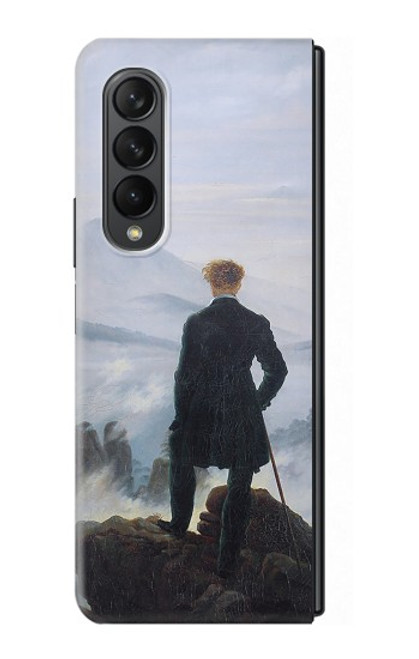 S3789 Wanderer above the Sea of Fog Etui Coque Housse pour Samsung Galaxy Z Fold 3 5G