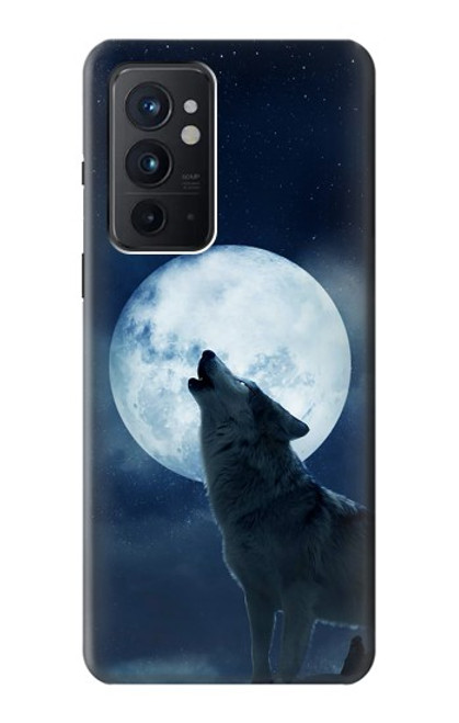 S3693 Pleine lune du loup blanc sinistre Etui Coque Housse pour OnePlus 9RT 5G
