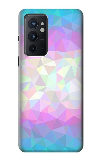 S3747 Polygone de drapeau trans Etui Coque Housse pour OnePlus 9RT 5G