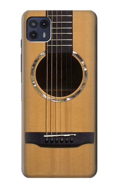 S0057 Guitare acoustique Etui Coque Housse pour Motorola Moto G50 5G [for G50 5G only. NOT for G50]