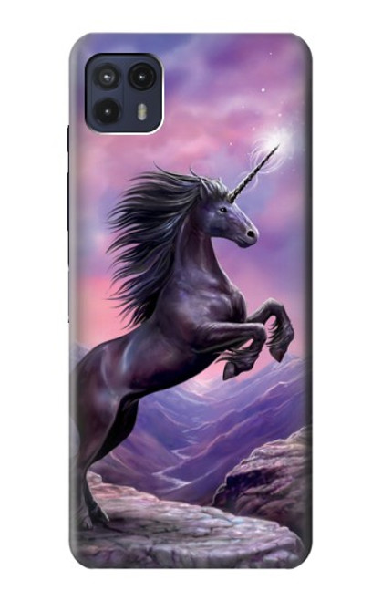 S1461 Licorne Fantaisie Cheval Etui Coque Housse pour Motorola Moto G50 5G [for G50 5G only. NOT for G50]
