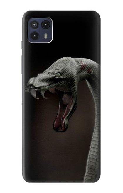 S1597 Noir Mamba Serpent Etui Coque Housse pour Motorola Moto G50 5G [for G50 5G only. NOT for G50]