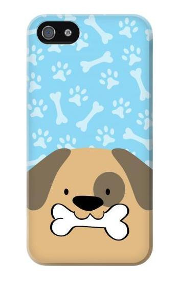S2669 Cute Dog Paws Bones Cartoon Etui Coque Housse pour iPhone 5 5S SE