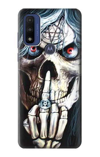 S0222 crâne Etui Coque Housse pour Motorola G Pure