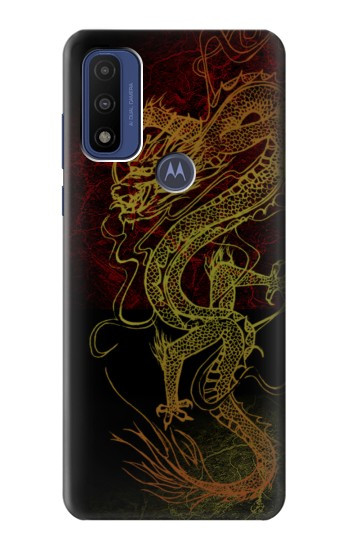 S0354 Dragon chinois Etui Coque Housse pour Motorola G Pure