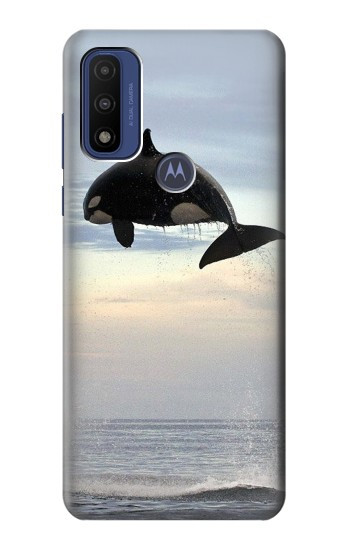 S1349 Épaulard Orca Etui Coque Housse pour Motorola G Pure