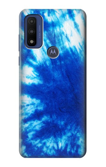 S1869 Tie Dye Bleu Etui Coque Housse pour Motorola G Pure