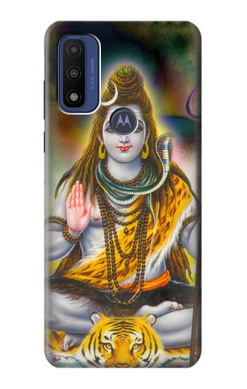 S2287 Seigneur Shiva dieu hindou Etui Coque Housse pour Motorola G Pure