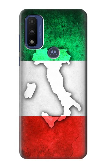 S2338 Italie Drapeau Etui Coque Housse pour Motorola G Pure