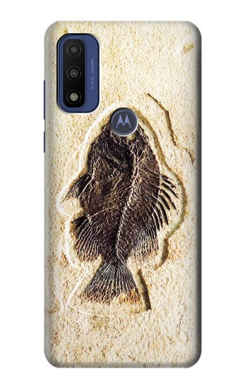 S2562 fossile poisson Etui Coque Housse pour Motorola G Pure