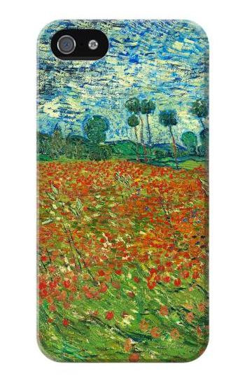 S2681 Field Of Poppies Vincent Van Gogh Etui Coque Housse pour iPhone 5 5S SE