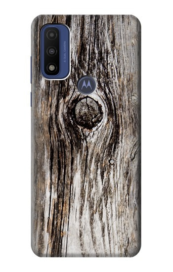 S2844 Vieux bois d'écorce graphique Etui Coque Housse pour Motorola G Pure