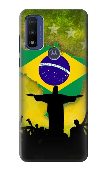 S2981 Brésil Football Football Etui Coque Housse pour Motorola G Pure