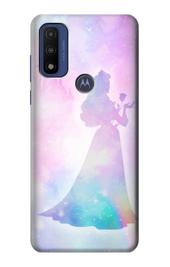 S2992 Princesse Pastel Silhouette Etui Coque Housse pour Motorola G Pure