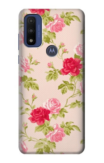 S3037 Jolie Flora Rose Cottage Etui Coque Housse pour Motorola G Pure