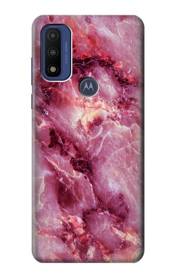 S3052 Rose Marbre Imprimé graphique Etui Coque Housse pour Motorola G Pure