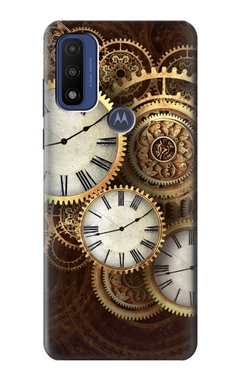 S3172 Horloge or Etui Coque Housse pour Motorola G Pure