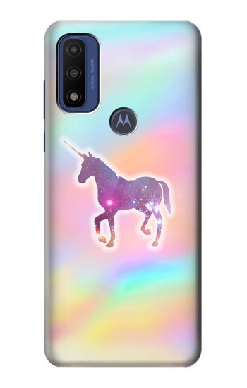 S3203 Arc en ciel Licorne Etui Coque Housse pour Motorola G Pure