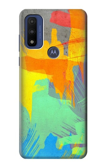 S3423 Coup de pinceau Etui Coque Housse pour Motorola G Pure