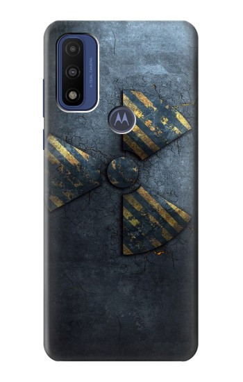 S3438 danger radioactif Etui Coque Housse pour Motorola G Pure