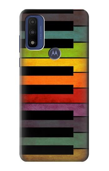 S3451 Piano coloré Etui Coque Housse pour Motorola G Pure