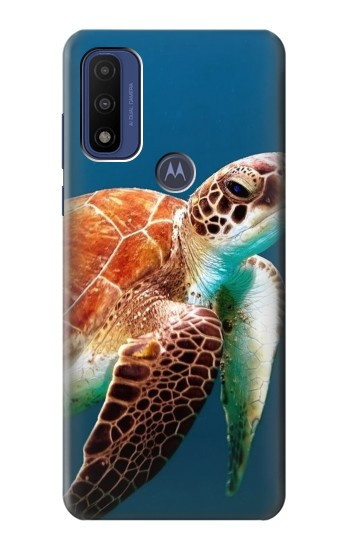 S3497 Vert tortue de mer Etui Coque Housse pour Motorola G Pure