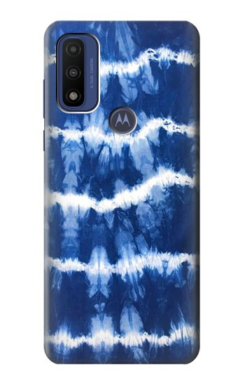 S3671 Tie Dye bleu Etui Coque Housse pour Motorola G Pure