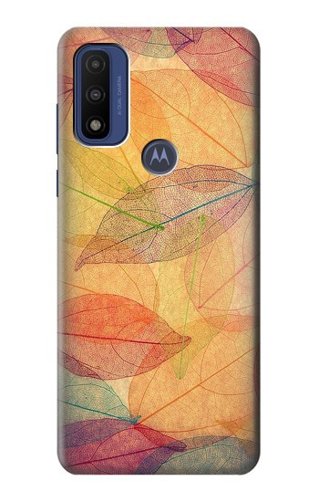 S3686 Automne Feuille Automne Etui Coque Housse pour Motorola G Pure