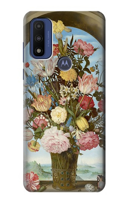 S3749 Vase de fleurs Etui Coque Housse pour Motorola G Pure