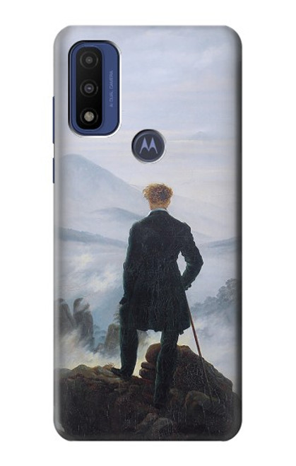 S3789 Wanderer above the Sea of Fog Etui Coque Housse pour Motorola G Pure