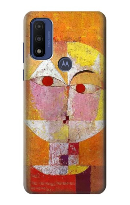 S3811 Paul Klee Senecio Homme Tête Etui Coque Housse pour Motorola G Pure