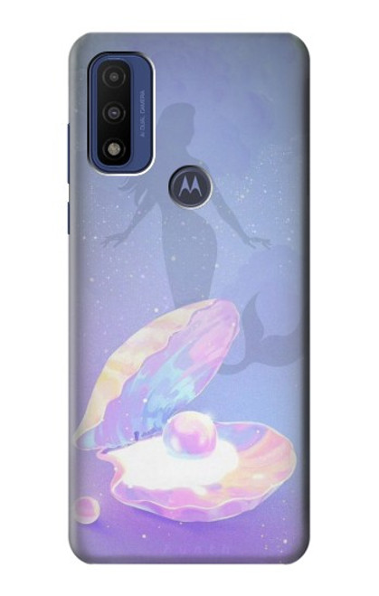 S3823 Beauté Perle Sirène Etui Coque Housse pour Motorola G Pure