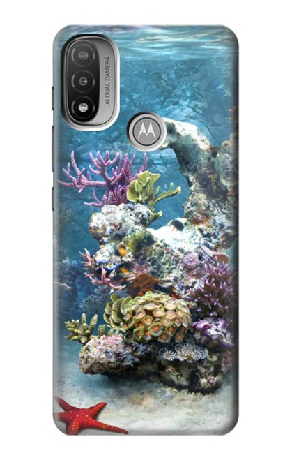 S0227 L'aquarium Etui Coque Housse pour Motorola Moto E20,E30,E40