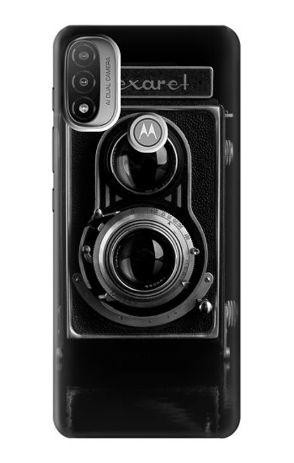 S1979 Caméra millésimé Etui Coque Housse pour Motorola Moto E20,E30,E40