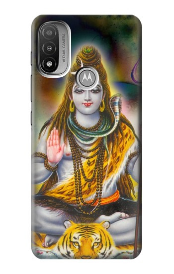 S2287 Seigneur Shiva dieu hindou Etui Coque Housse pour Motorola Moto E20,E30,E40