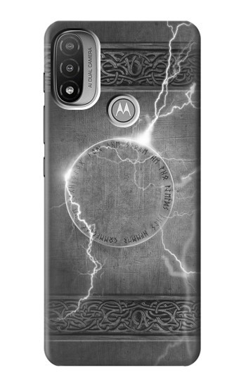 S2533 Thor Tonnerre grève Marteau Etui Coque Housse pour Motorola Moto E20,E30,E40
