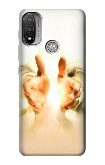 S2546 Main de Dieu Ciel Etui Coque Housse pour Motorola Moto E20,E30,E40