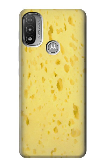 S2913 Texture de fromage Etui Coque Housse pour Motorola Moto E20,E30,E40