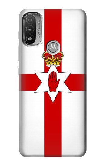 S3089 Drapeau de l'Irlande du Nord Etui Coque Housse pour Motorola Moto E20,E30,E40