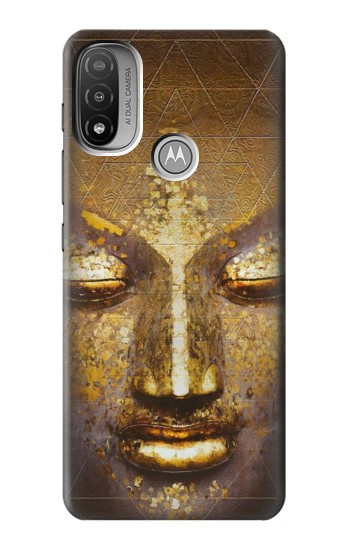 S3189 Magique Yantra Bouddha Visage Etui Coque Housse pour Motorola Moto E20,E30,E40