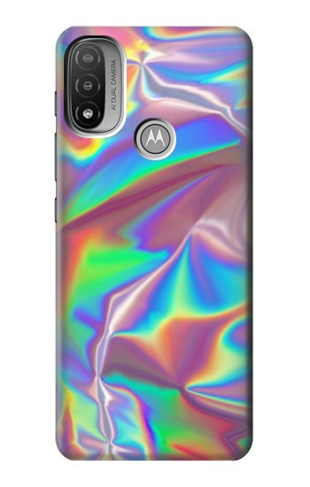 S3597 Holographiques photo imprimée Etui Coque Housse pour Motorola Moto E20,E30,E40