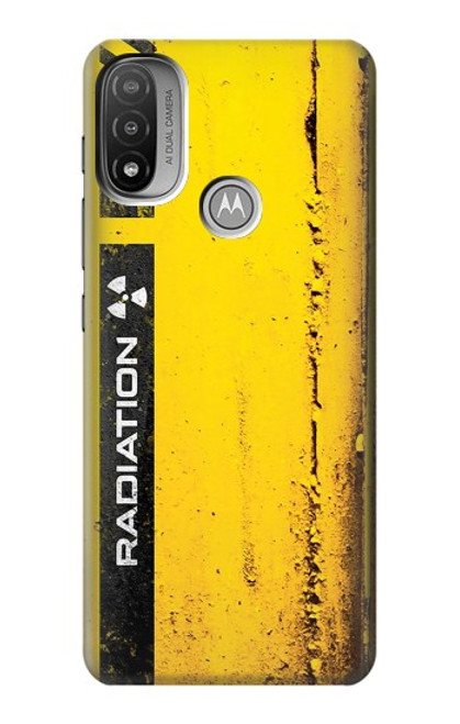 S3714 Avertissement de rayonnement Etui Coque Housse pour Motorola Moto E20,E30,E40