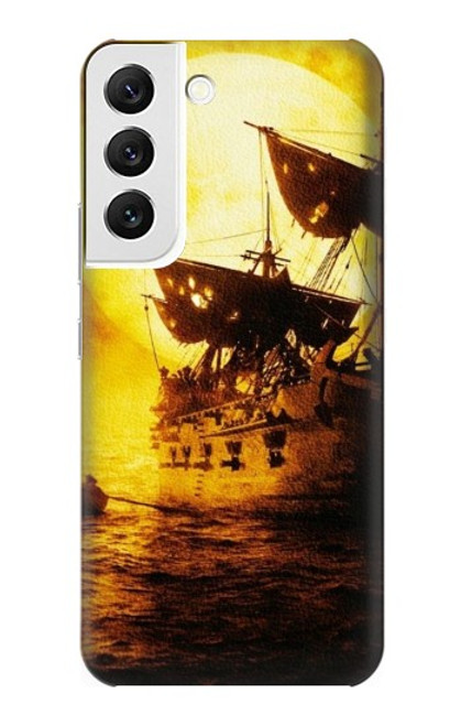S0841 Pirates Perle noire Etui Coque Housse pour Samsung Galaxy S22
