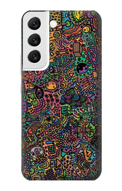 S3815 Art psychédélique Etui Coque Housse pour Samsung Galaxy S22